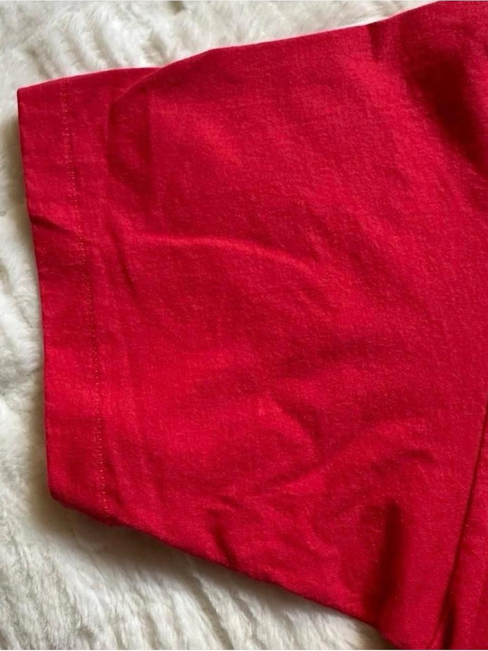 Vintage 1990s Red Fish Graphic Tee with Yellow & Pink Angelfish Design XL - Picture 4 of 7